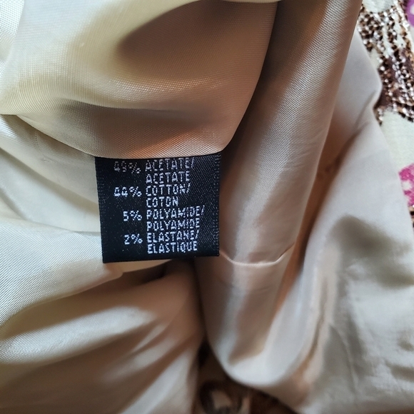 Lafayette 148 Women’s Sz 8 Floral brocade Blazer Jacket - Picture 13 of 13